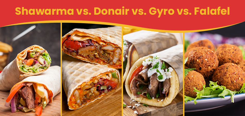 Shawarma vs. Donair vs. Gyro vs. Falafel